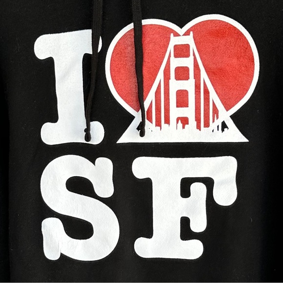 I ❤️ SF Crop Hoodie - Picture 2 of 4
